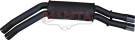Manta Holden Statesman Caprice WK WL 5.7L LS V8 Exhaust System — Rear muffler section (MBM198MF)