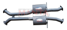 Manta Holden Commodore VT VX VY VZ LS V8 Sedan Exhaust System — Aluminised 3in centre section (MBM447MF)