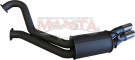Manta Holden Commodore VT VX VY VZ LS V8 Sedan Exhaust System — Aluminised 3in rear section (MBM449MF)