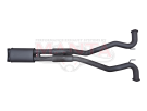 Manta Holden Commodore VF V8 Sedan Wagon 3in Exhaust System — 3in centre muffler section (MBM743MF)
