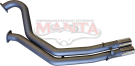 Manta Holden Commodore VU VY VZ LS V8 Ute Exhaust System — Tail pipe section (MBT448)