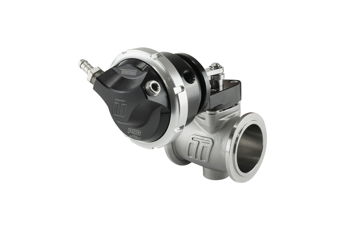 Turbosmart StraightGate External Wastegate Configurator - PSG40 Pneumatic Straight Gate 6psi Black - TS-0563-1762