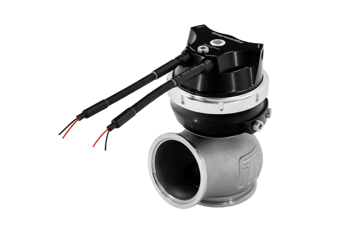 Turbosmart PowerGate60 External Wastegate Configurator - Compressed Gas Solenoid - 7 PSI - Black - TS-0555-1252