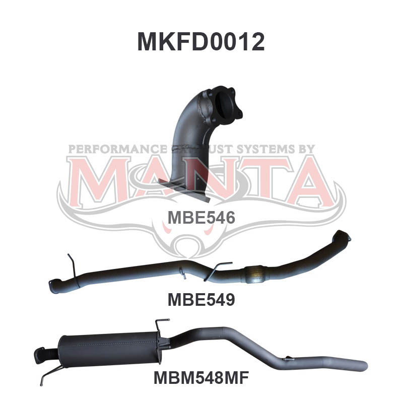 Manta Ford Ranger Pj, Pk 3.0L CRD UTE (Automatic), 2006 – 2011 – Manta product image 10