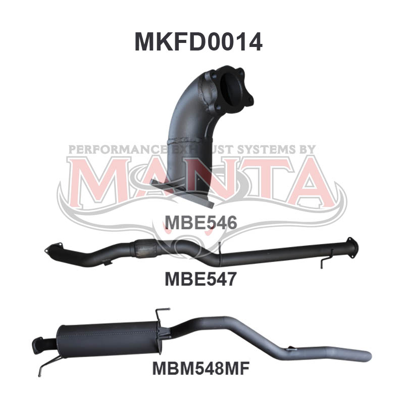 Manta Ford Ranger Pj, Pk 3.0L CRD UTE (Manual), 2006 – 2011 – Manta product image 9