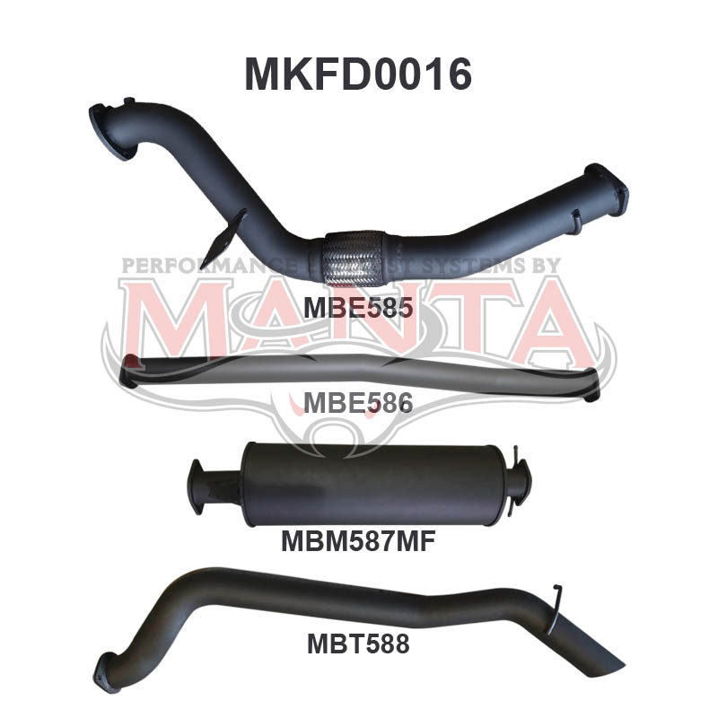 Manta Ford Ranger Px Dual Cab 3.2L CRD October 2011 – September 2016 – Manta product image 7