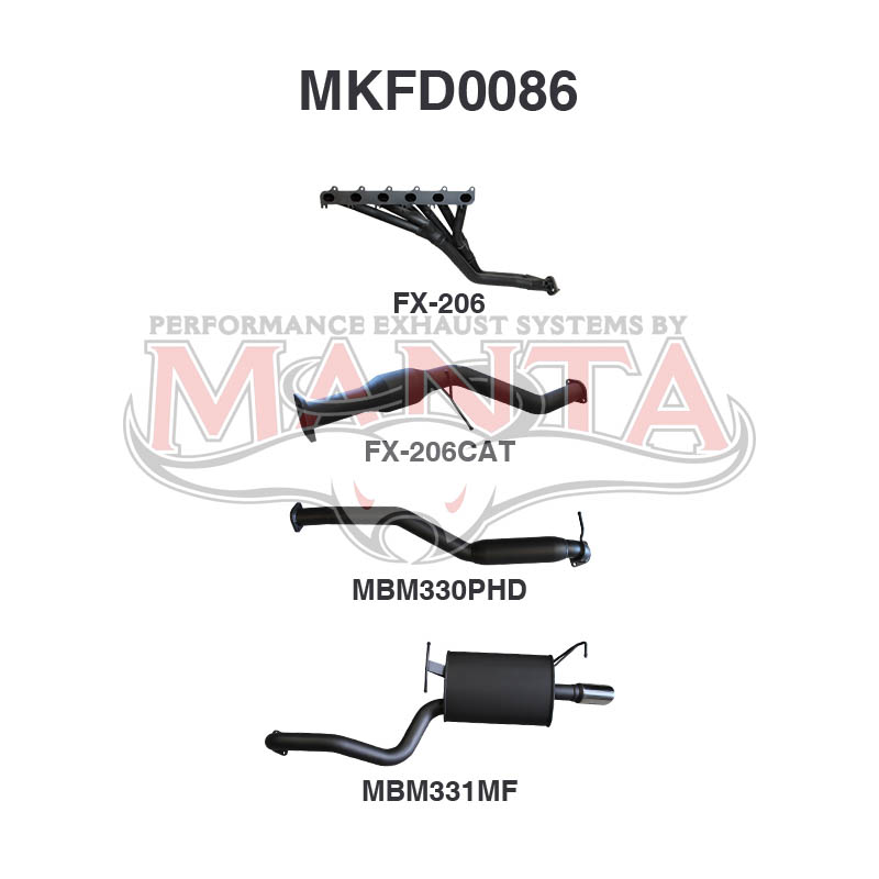 Manta Ford Falcon Ba, Bf 4.0L 6 Cylinder Sedan (Xt, Sr, Futura Only, Not XR6) – Manta product image 16