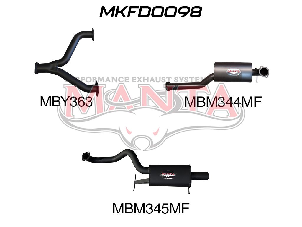 Manta Ford Falcon Ba, Bf 5.4L Barra 3 Valve V8 Sedan (All Models Excluding XR8 & Fpv’S). Exhaust Exit Out Driver’S Side. – Manta product image 12