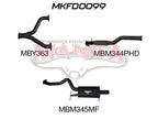 Manta Ford Falcon Ba, Bf 5.4L Barra 3 Valve V8 Sedan (All Models Excluding XR8 & Fpv’S). Exhaust Exit Out Driver’S Side. – Manta product image 13