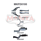 Manta Ford Falcon Ba, Bf 5.4L Barra 3 Valve V8 Sedan (All Models Excluding XR8 & Fpv’S). Exhaust Exit Out Driver’S Side. – Manta product image 39