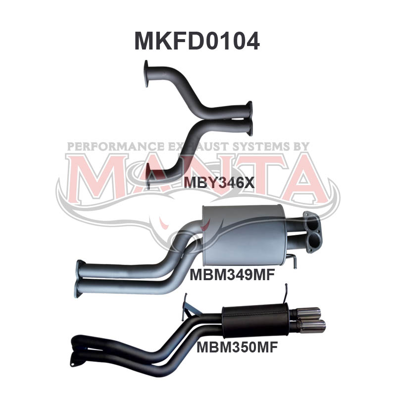 Manta Ford Falcon Ba, Bf 5.4L Barra 3 Valve V8 Sedan (All Models Excluding XR8 & Fpv’S). Exhaust Exit Out Driver’S Side. – Manta product image 14