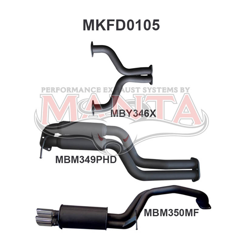 Manta Ford Falcon Ba, Bf 5.4L Barra 3 Valve V8 Sedan (All Models Excluding XR8 & Fpv’S). Exhaust Exit Out Driver’S Side. – Manta product image 23
