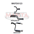 Manta Ford Falcon Bf FPV Boss 5.4L V8 Sedan (All Models, Exhaust Exits From Factory Out Both Driver and Passenger Side) – Manta product image 13