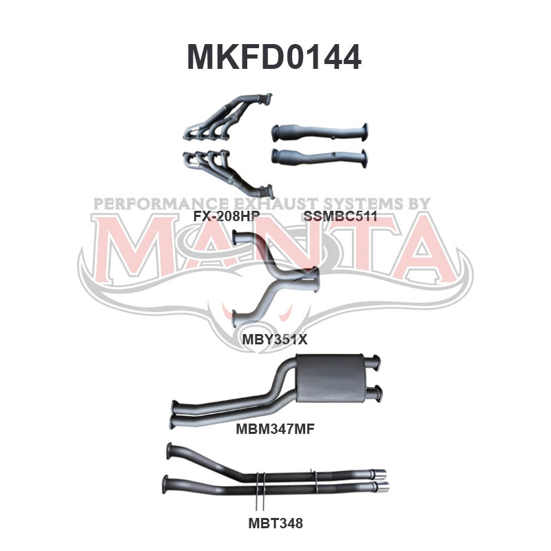 Manta Ford Falcon Ba, Bf 5.4L Boss 4 Valve V8 UTE (Including XR8, FPV Models). Exhaust Exit Out Driver’S Side. – Manta product image 23
