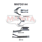 Manta Ford Falcon Ba, Bf 5.4L Boss 4 Valve V8 UTE (Including XR8, FPV Models). Exhaust Exit Out Driver’S Side. – Manta product image 23