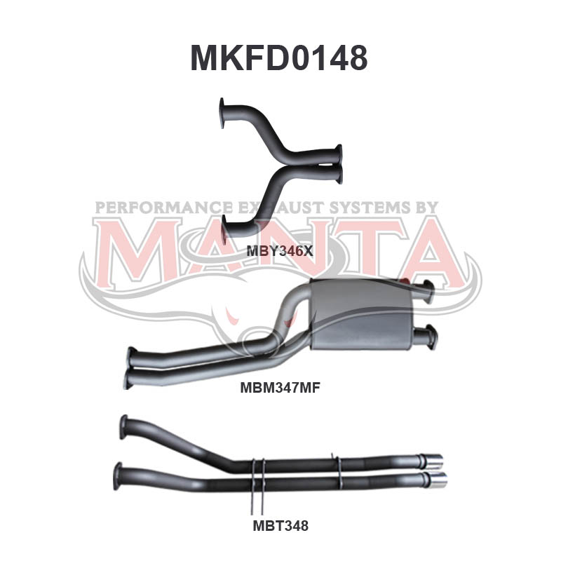 Manta Ford Falcon Ba, Bf 5.4L Boss 4 Valve V8 UTE (Including XR8, FPV Models). Exhaust Exit Out Driver’S Side. – Manta product image 10