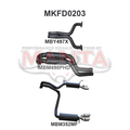 Manta Ford Falcon FG FG-X 5.0L Supercharged V8 Exhaust System – MKFD0203