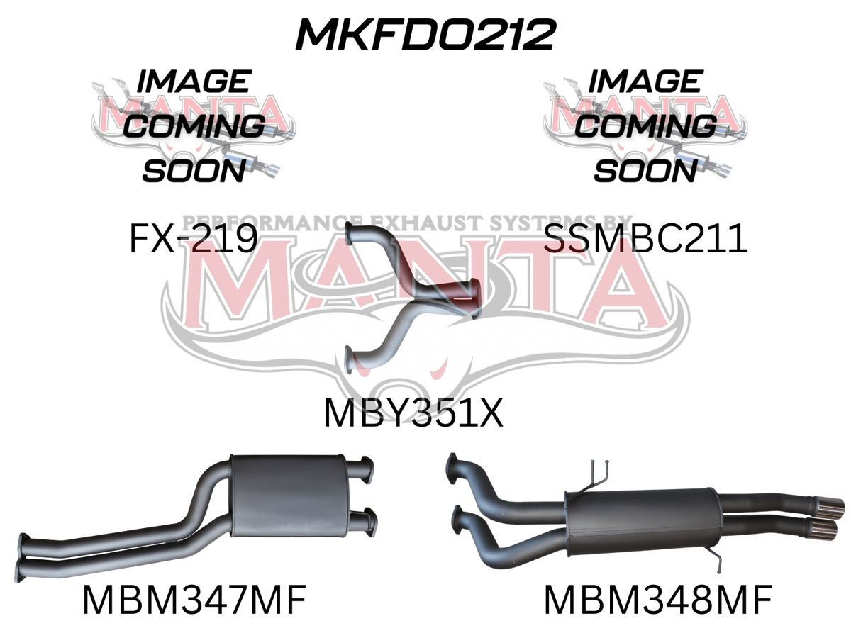 Manta Ford Falcon Fg FPV 5.0L Supercharged V8 UTE (All Models). Exhaust Exit Out Driver’S Side. – Manta product image 8
