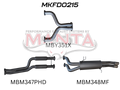 Manta Ford Falcon Fg FPV 5.0L Supercharged V8 UTE (All Models). Exhaust Exit Out Driver’S Side. – Manta product image 11