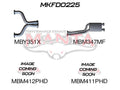 Manta Ford Falcon Fg FPV 5.0L Supercharged V8 UTE (All Models). Optional Exhaust Exit Out Both Driver & Passenger Side. – Manta product image 15