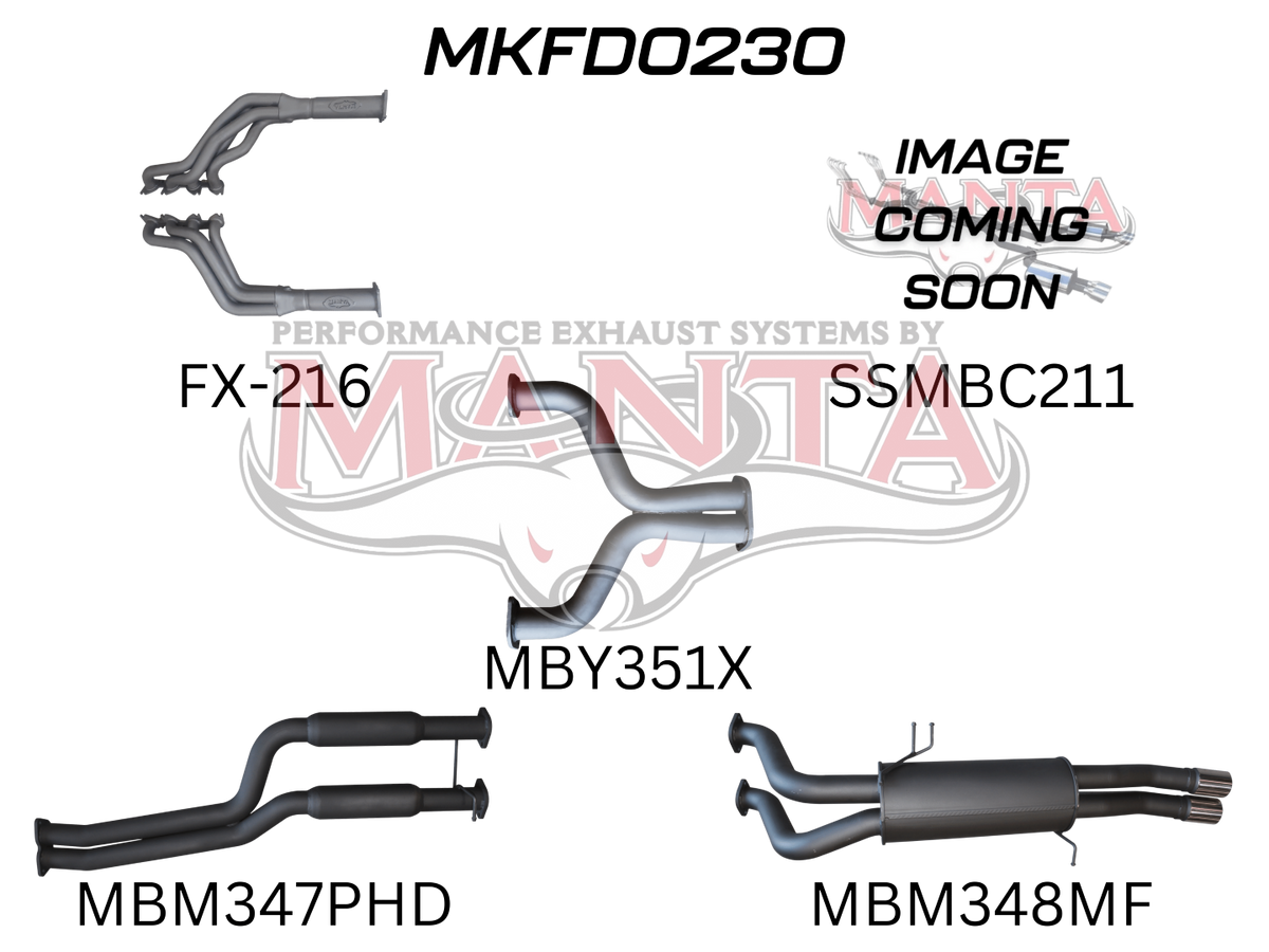 Manta Ford Falcon Fg FPV 5.0L Supercharged V8 UTE (All Models). Exhaust Exit Out Driver’S Side. – Manta product image 20