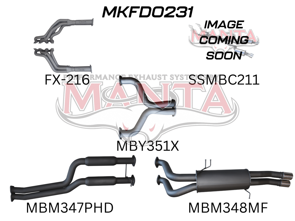 Manta Ford Falcon Fg FPV 5.0L Supercharged V8 UTE (All Models). Exhaust Exit Out Driver’S Side. – Manta product image 21