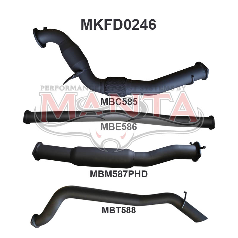 Manta Ford Ranger Px Dual Cab 3.2L CRD October 2011 – September 2016 – Manta product image 8