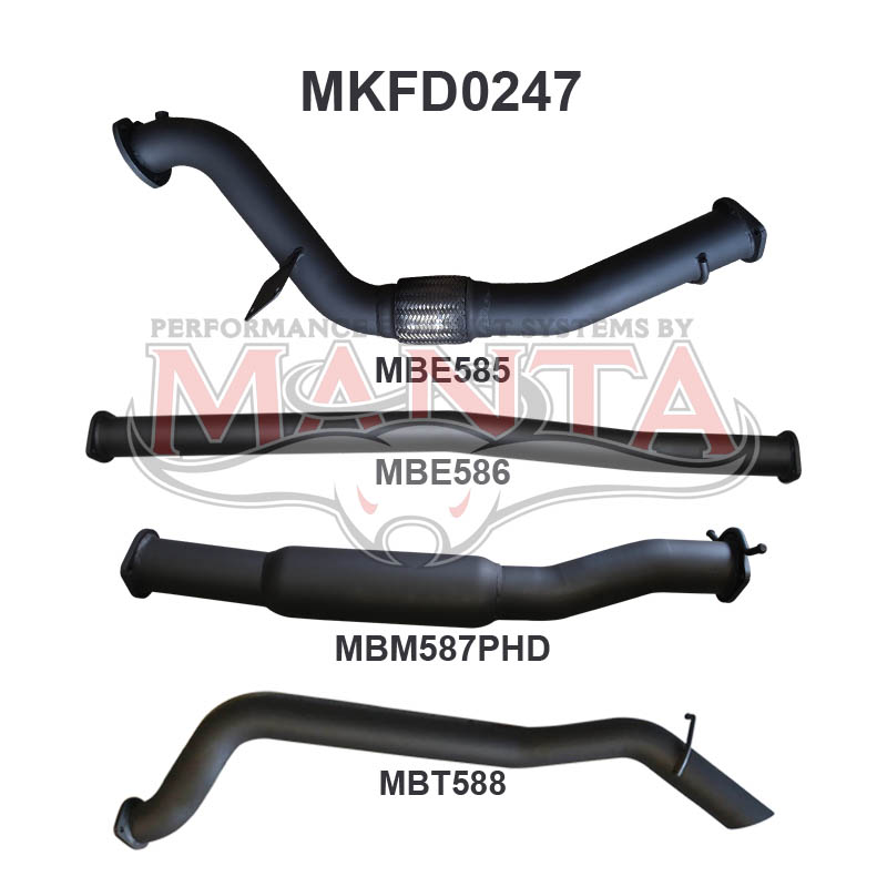 Manta Ford Ranger Px Dual Cab 3.2L CRD October 2011 – September 2016 – Manta product image 9