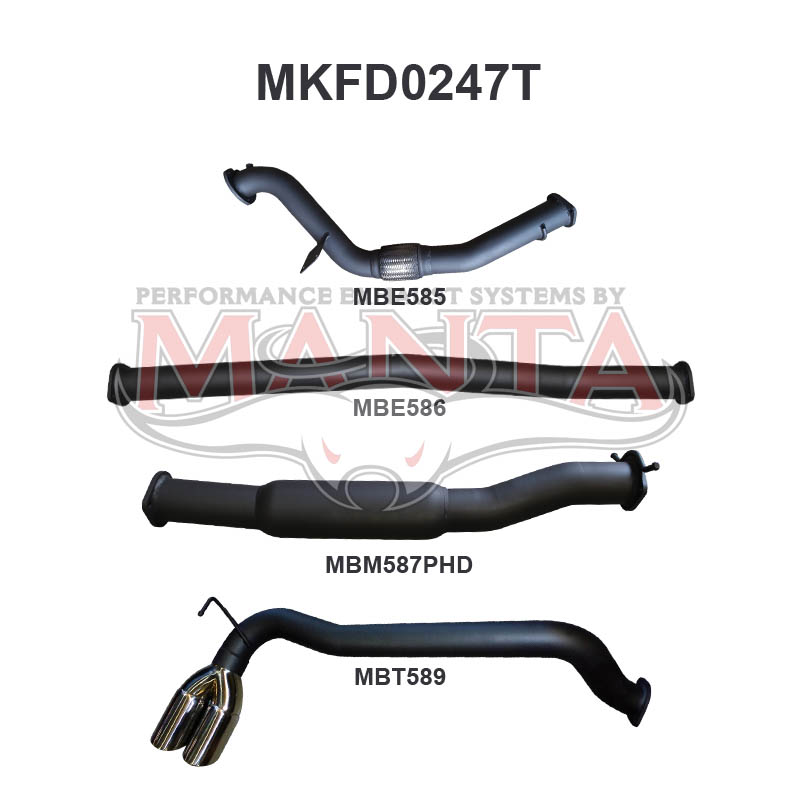 Manta Ford Ranger Px Dual Cab 3.2L CRD October 2011 – September 2016 – Manta product image 26