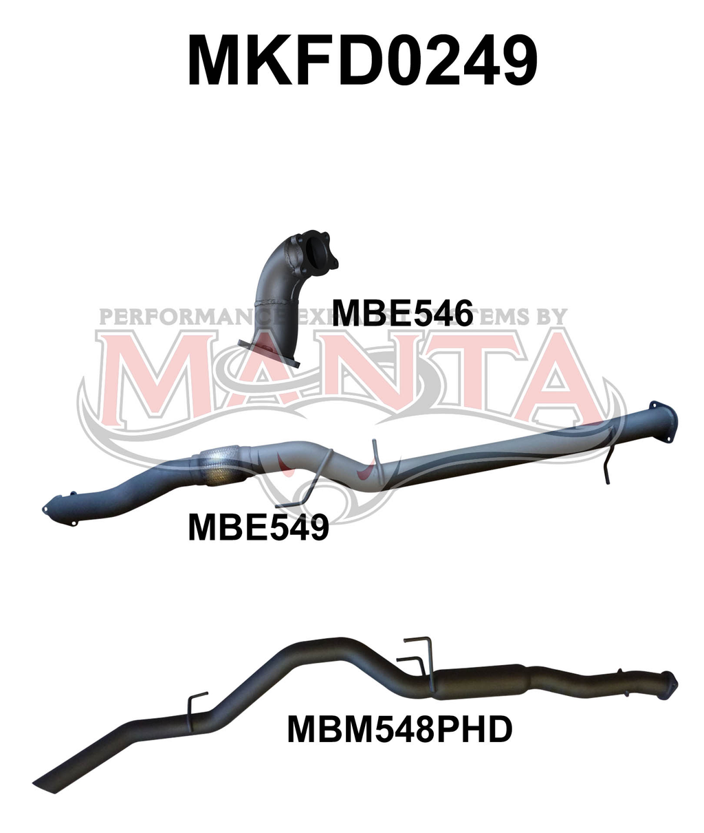 Manta Ford Ranger Pj, Pk 3.0L CRD UTE (Automatic), 2006 – 2011 – Manta product image 12