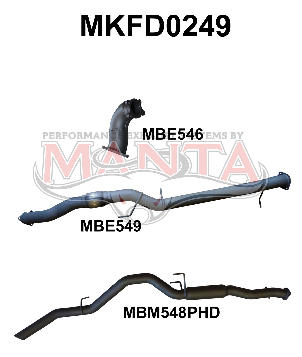 Manta Ford Ranger Pj, Pk 3.0L CRD UTE (Automatic), 2006 – 2011 – Manta product image 12
