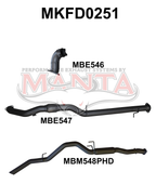 Manta Ford Ranger Pj, Pk 3.0L CRD UTE (Manual), 2006 – 2011 – Manta product image 11