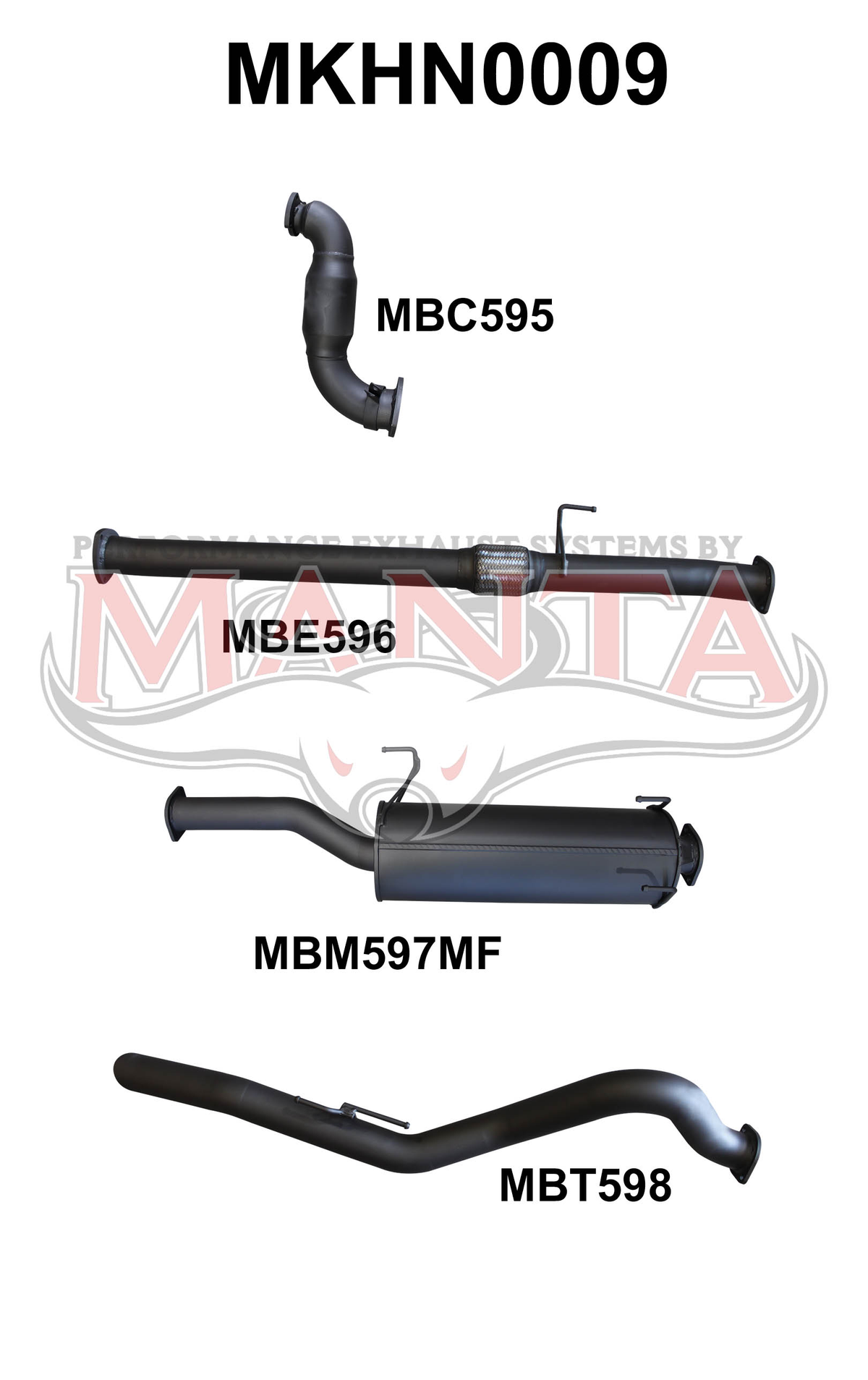 Manta Holden Colorado Rg 2.8L June 2012 – August 2016 (Non DPF) – Manta product image 4