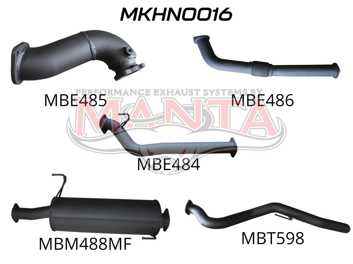 Manta Holden Rodeo Ra 3.0L Common Rail (Factory Cab Chassis, Long Wheelbase) January 2007 – July 2008 – Manta product image 6