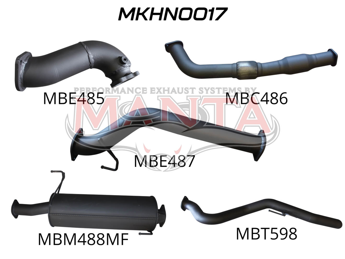 Manta Holden Rodeo Ra 3.0L Common Rail (Factory Styleside, Short Wheelbase) January 2007 – July 2008 – Manta product image 4