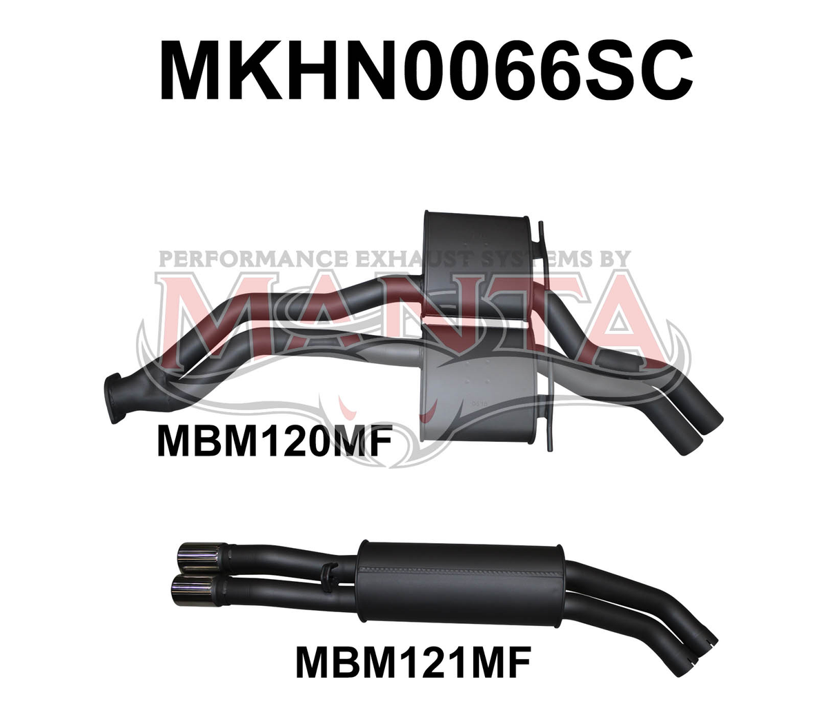 Manta Holden Commodore Vp, Vr, Vs 5.0L V8 Manual Sedan, Independent Rear Suspension, with Single Cat – Manta product image 9