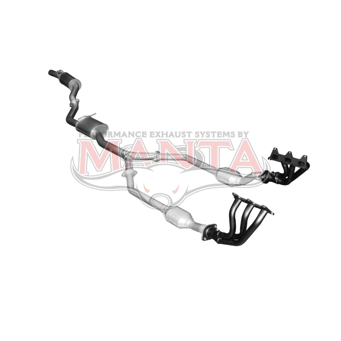 Manta Holden Commodore VZ 3.6L V6 Sedan Exhaust System — Full System | 3in Single — Aluminised Steel — Quiet — MKHN0102