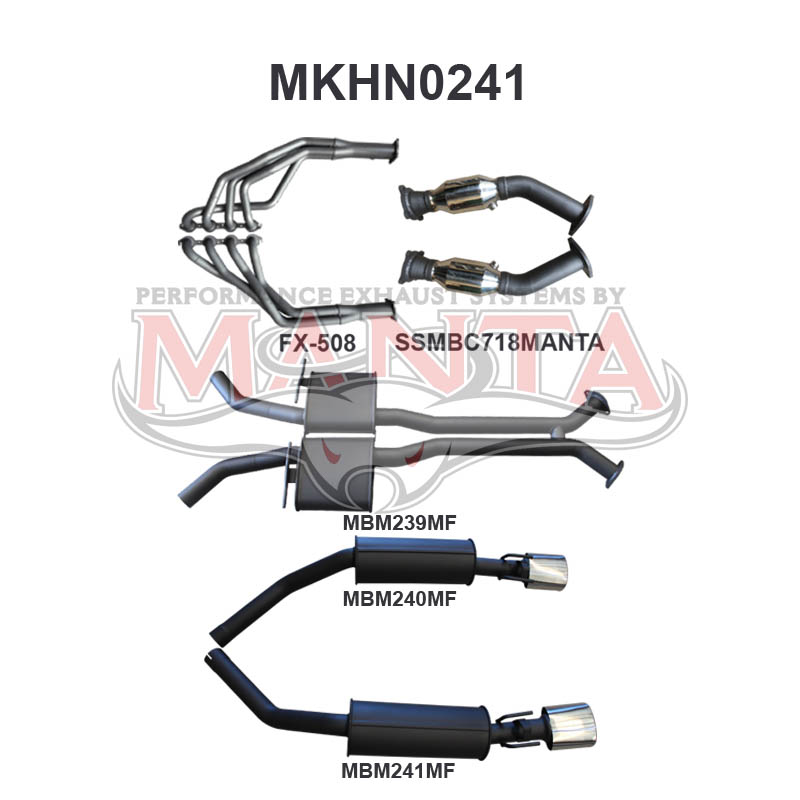 Manta Holden Commodore Vu, Vy, Vz 5.7L & 6.0L UTE (With Twin Driver & Passenger Side Exit) – Manta product image 22