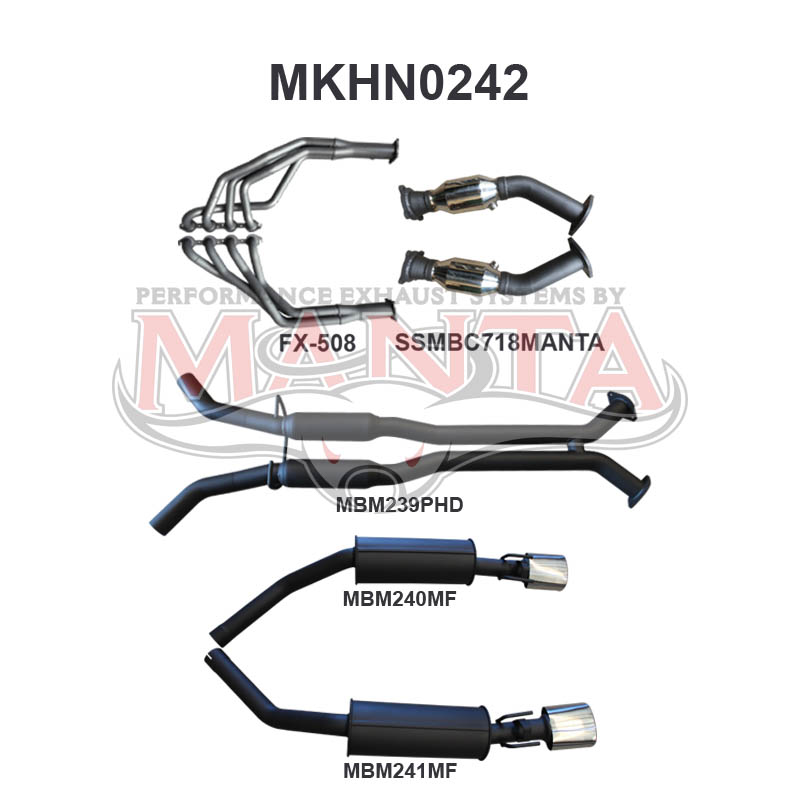 Manta Holden Commodore Vu, Vy, Vz 5.7L & 6.0L UTE (With Twin Driver & Passenger Side Exit) – Manta product image 6