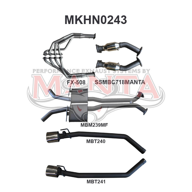 Manta Holden Commodore Vu, Vy, Vz 5.7L & 6.0L UTE (With Twin Driver & Passenger Side Exit) – Manta product image 7