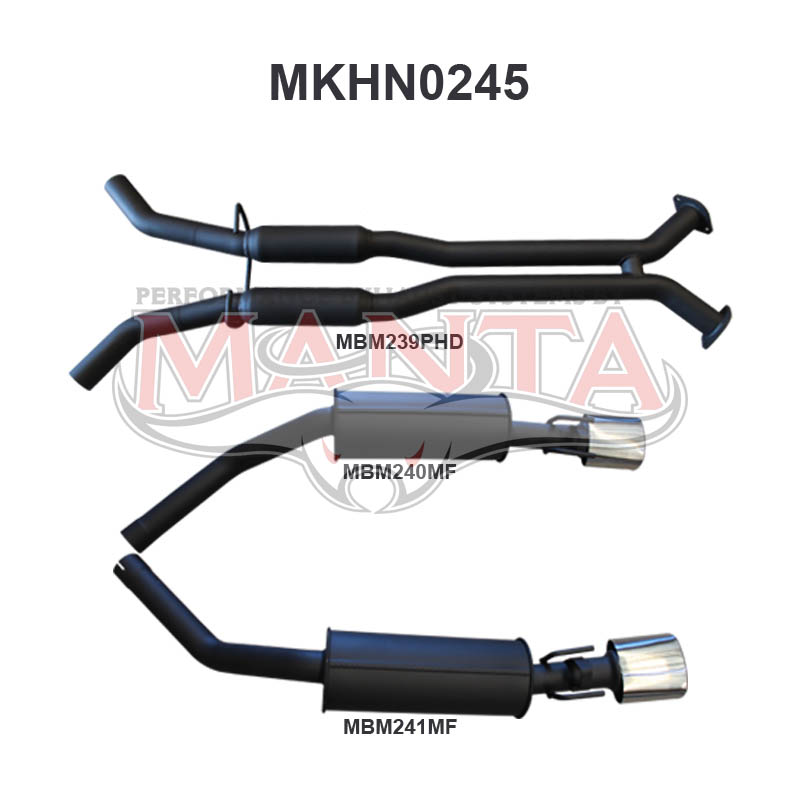 Manta Holden Commodore Vu, Vy, Vz 5.7L & 6.0L UTE (With Twin Driver & Passenger Side Exit) – Manta product image 9