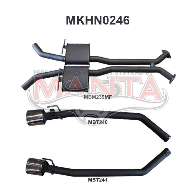 Manta Holden Commodore Vu, Vy, Vz 5.7L & 6.0L UTE (With Twin Driver & Passenger Side Exit) – Manta product image 10