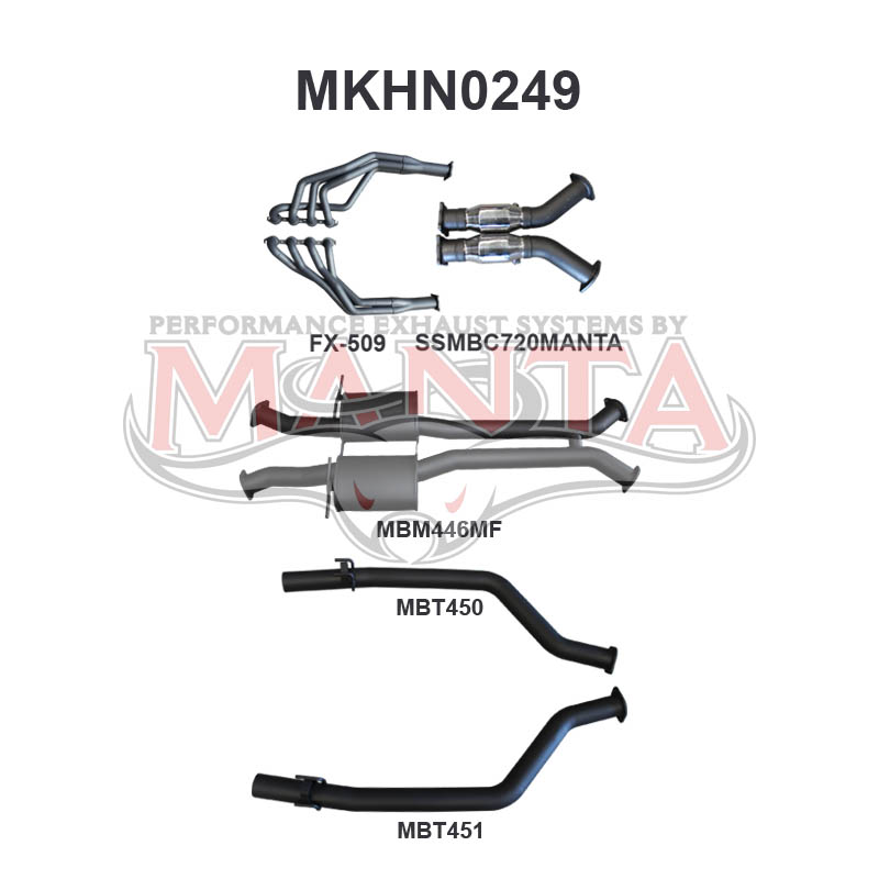 Manta Holden Commodore Vu, Vy, Vz 5.7L & 6.0L UTE (With Twin Driver & Passenger Side Exit) – Manta product image 11