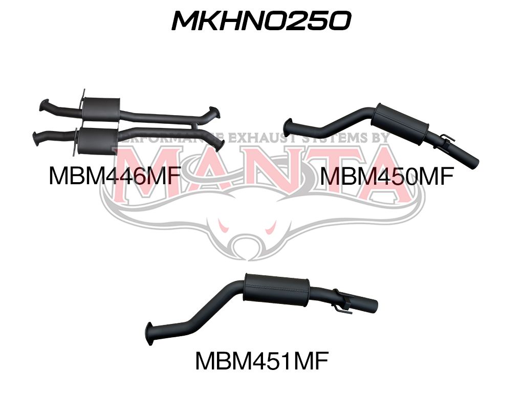 Manta Holden Commodore Vu, Vy, Vz 5.7L & 6.0L UTE (With Twin Driver & Passenger Side Exit) – Manta product image 12