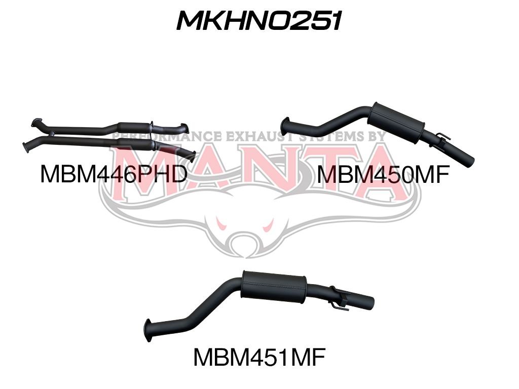 Manta Holden Commodore Vu, Vy, Vz 5.7L & 6.0L UTE (With Twin Driver & Passenger Side Exit) – Manta product image 13