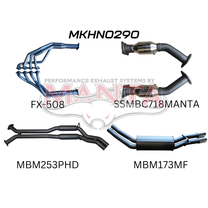 Manta Holden Statesman Caprice WH 5.7L LS V8 Exhaust System — Medium — MKHN0290