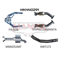 Manta Holden Statesman Caprice WH 5.7L LS V8 Exhaust System — Loud — MKHN0291