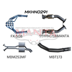 Manta Holden Statesman Caprice WH 5.7L LS V8 Exhaust System — Loud — MKHN0291
