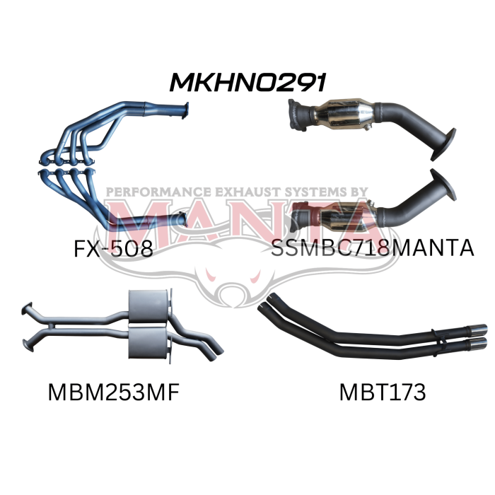 Manta Holden Statesman Caprice WH 5.7L LS V8 Exhaust System — Loud — MKHN0291