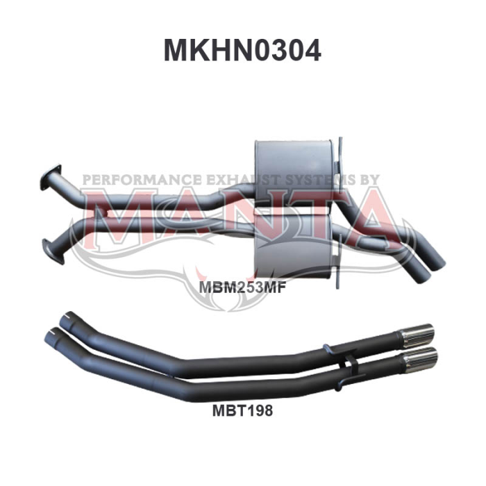 Manta Holden Statesman Caprice WK WL 5.7L LS V8 Exhaust System — Loud — MKHN0304